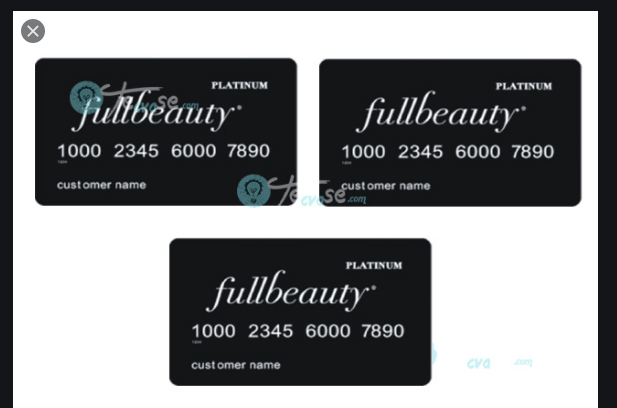 FULLBEAUTY Credit Card